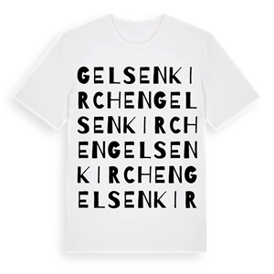 Gelsenkirchen ordlek t-shirt – ekologisk bomull t-shirt från Pinshirt