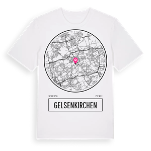 Gelsenkirchen t-shirt – ekologisk bomull t-shirt från Pinshirt
