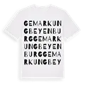 Gemarkung Beyenburg ordlek t-shirt