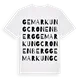 Gemarkung Cronenberg ordlek t-shirt