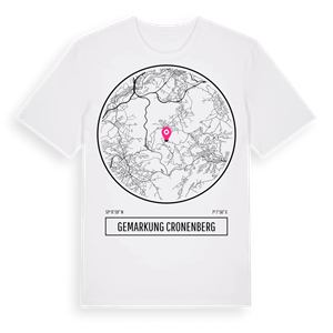Gemarkung Cronenberg t-shirt – ekologisk bomull t-shirt från Pinshirt