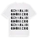Gemarkung Dönberg ordlek t-shirt