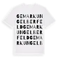 Gemarkung Elberfeld ordlek t-shirt