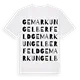 Gemarkung Elberfeld ordlek t-shirt