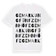 Gemarkung Fünfzehnhöfe ordlek t-shirt