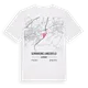 Gemarkung Langerfeld karta t-shirt