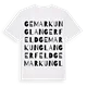 Gemarkung Langerfeld ordlek t-shirt