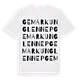 Gemarkung Lennep ordlek t-shirt