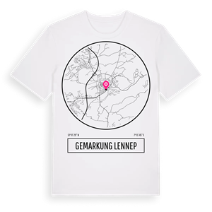 Gemarkung Lennep t-shirt – ekologisk bomull t-shirt från Pinshirt