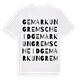 Gemarkung Remscheid ordlek t-shirt