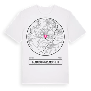 Gemarkung Remscheid t-shirt – ekologisk bomull t-shirt från Pinshirt