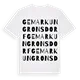 Gemarkung Ronsdorf ordlek t-shirt