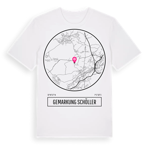 Gemarkung Schöller t-shirt – ekologisk bomull t-shirt från Pinshirt