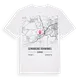 Gemarkung Vohwinkel karta t-shirt