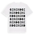 Genend ordlek t-shirt