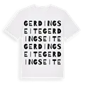 Gerdingseite ordlek t-shirt