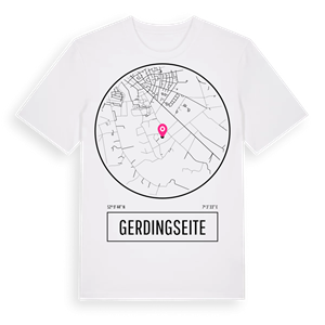 Gerdingseite t-shirt – ekologisk bomull t-shirt från Pinshirt