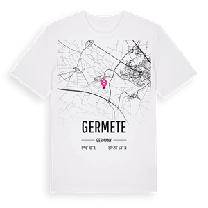 Germete karta t-shirt – ekologisk bomull t-shirt från Pinshirt
