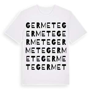 Germete ordlek t-shirt – ekologisk bomull t-shirt från Pinshirt