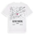 Gevelsberg karta t-shirt