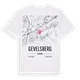 Gevelsberg karta t-shirt
