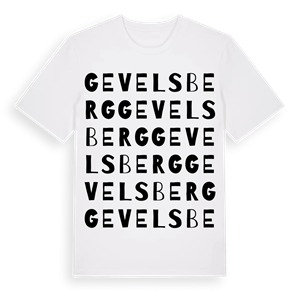 Gevelsberg ordlek t-shirt – ekologisk bomull t-shirt från Pinshirt