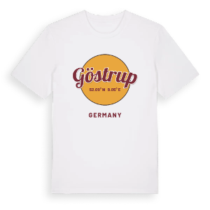 Göstrup cirkel t-shirt – ekologisk bomull t-shirt från Pinshirt