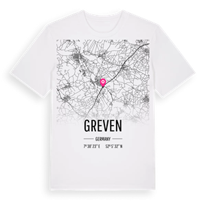 Greven karta t-shirt – ekologisk bomull t-shirt från Pinshirt