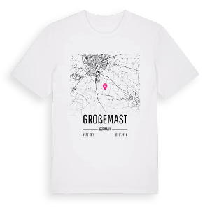 Großemast karta t-shirt – ekologisk bomull t-shirt från Pinshirt
