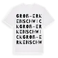 Groß-Erkenschwick ordlek t-shirt