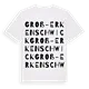 Groß-Erkenschwick ordlek t-shirt