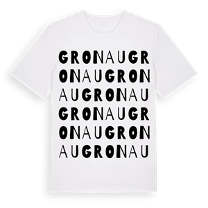 Gronau ordlek t-shirt – ekologisk bomull t-shirt från Pinshirt