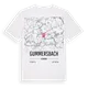 Gummersbach karta t-shirt