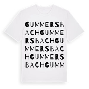Gummersbach ordlek t-shirt – ekologisk bomull t-shirt från Pinshirt