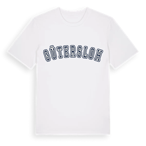 Gütersloh college t-shirt – ekologisk bomull t-shirt från Pinshirt
