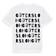 Gütersloh ordlek t-shirt