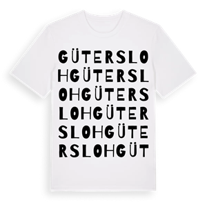 Gütersloh ordlek t-shirt – ekologisk bomull t-shirt från Pinshirt