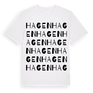 Hagen ordlek t-shirt – ekologisk bomull t-shirt från Pinshirt