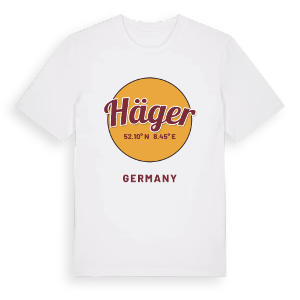 Häger cirkel t-shirt – ekologisk bomull t-shirt från Pinshirt