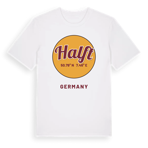 Halft cirkel t-shirt – ekologisk bomull t-shirt från Pinshirt