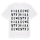 Halle (Westf) ordlek t-shirt