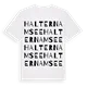 Haltern am See ordlek t-shirt