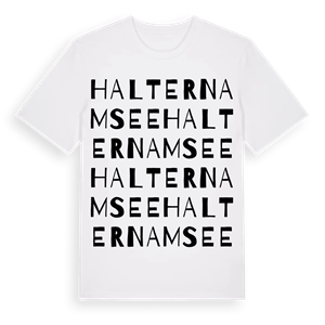 Haltern am See ordlek t-shirt – ekologisk bomull t-shirt från Pinshirt