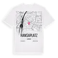 Hansaplatz karta t-shirt