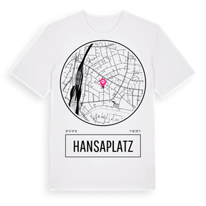 Hansaplatz t-shirt – ekologisk bomull t-shirt från Pinshirt