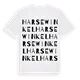 Harsewinkel ordlek t-shirt