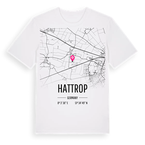 Hattrop karta t-shirt – ekologisk bomull t-shirt från Pinshirt