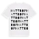 Hattrop ordlek t-shirt
