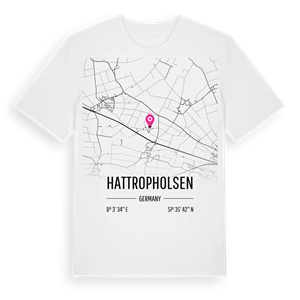 Hattropholsen karta t-shirt – ekologisk bomull t-shirt från Pinshirt