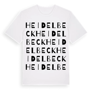 Heidelbeck ordlek t-shirt – ekologisk bomull t-shirt från Pinshirt